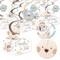 Big Dot of Happiness We Can Bearly Wait - Teddy Bear Baby Shower Hanging Decor - Party Decoration Swirls - Set of 40